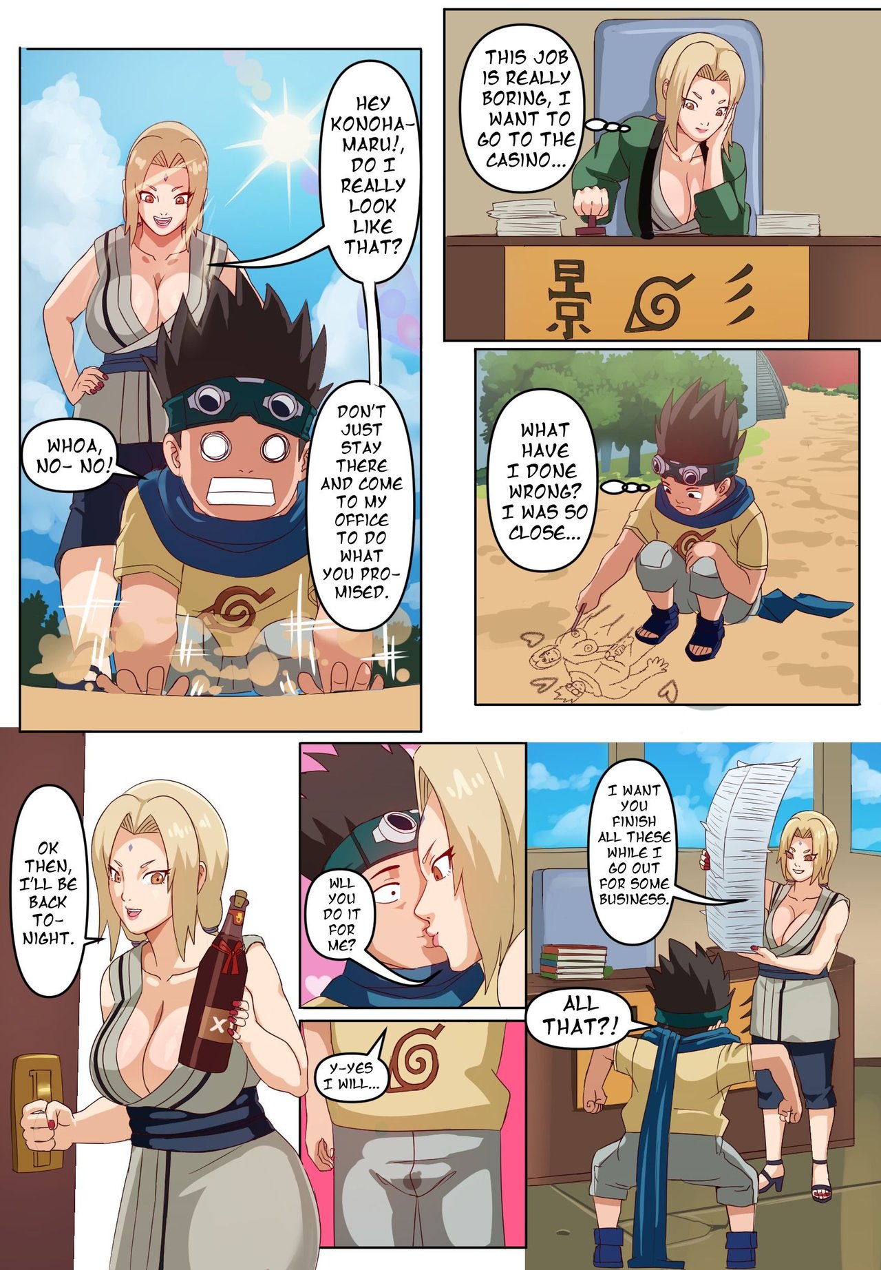 Tsunade And Konohamaru - Pink Pawg page 9 hentai porn comic manga doujin